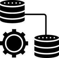 Server Glyph Icon vector