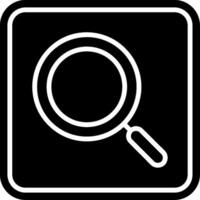 Search Glyph Icon vector