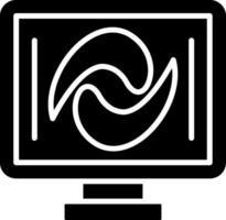 Vortex Glyph Icon vector