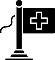 Switzerland Flag Glyph Icon vector
