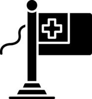 Tonga Flag Glyph Icon vector
