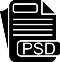 File Format Glyph Icon vector