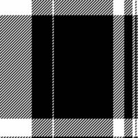 Cut out check seamless plaid, mexican pattern tartan textile. Checked fabric background texture in white and black colors. vector