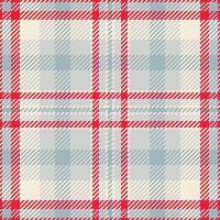 Yuletide pattern check fabric, britain plaid textile . Faded texture seamless background tartan in light gray and pastel colors. vector