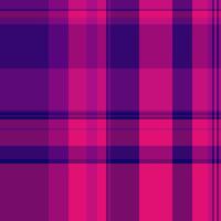Sparse fabric pattern tartan, apparel texture background textile. Repeating seamless plaid check in pink and magenta colors. vector