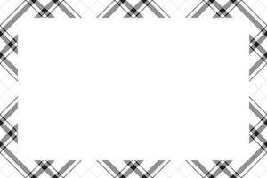 Vintage frame . Scottish border pattern retro style. Tartan plaid ornament. vector