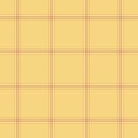 Glamor textile background fabric, buffalo plaid check . Ceremony seamless pattern tartan texture in orange and amber colors. vector