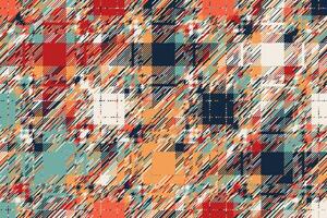 Modern glitch background. Color geometric abstract pattern . vector