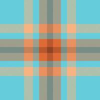 Knot background fabric check, uk texture seamless tartan. Classical plaid textile pattern in orange and cyan colors. vector