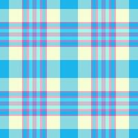 Kid pattern background seamless, site textile plaid. Thanksgiving tartan fabric texture check in cyan and indigo colors. vector