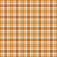 Simplicity fabric background check, curved texture seamless textile. Tough pattern tartan plaid in light and orange colors. vector
