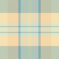 Pillow background tartan check, overlay textile texture fabric. Pano plaid pattern seamless in light and amber colors. vector