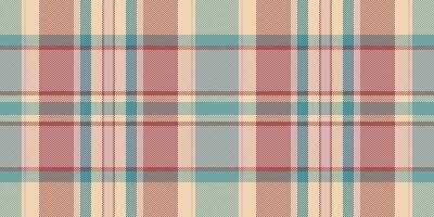 Individuality textile tartan check, group pattern texture. Quilt seamless background plaid fabric in light and red colors. vector