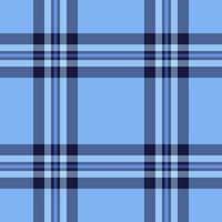 Creativity tartan pattern textile, hippy check plaid . Service fabric texture seamless background in blue and dark colors. vector