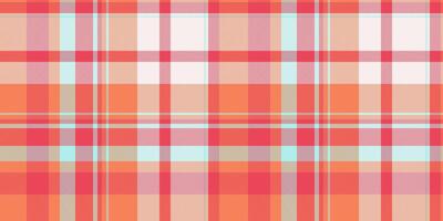 Britain pattern seamless check, geometry texture textile. Website fabric plaid background tartan in orange and red colors. vector