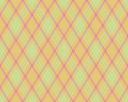 Argyle pattern of geometric rhombus. Harlequin check wallpaper design. Classic diamond shaped textile material for web background, print fabric clothing, sweater, wrapping paper, gift card, invitation vector