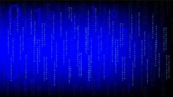 The Building Blocks of the Digital Binary Code vector