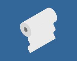 Textile roll icon. Paper tube illustration design for kitchen cleaning towel, carpet, scroll whatman, fabric. vector
