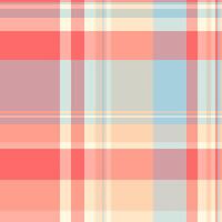 Cute textile background fabric, ribbon pattern tartan check. Wedding texture plaid seamless in red and light colors. vector