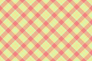 Lumberjack texture tartan , tape pattern seamless textile. Card fabric background plaid check in light and light coral colors. vector