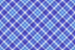 Bandanna background fabric plaid, hispanic seamless check textile. Craft tartan pattern texture in blue and white colors. vector