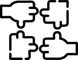 A diverse group of businesspeople connecting puzzle pieces together representing teamwork and problem solving isolated on white vector