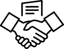 A dynamic scene of business professionals shaking hands over financial documents on a plain white table captured with a steady cam to emphasize agreement and partnership concept a vector