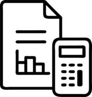 A modern calculator smartphone and financial reports arranged on a glossy white desk with ample lighting captured with a slight zoom to highlight tools for financial planning conc vector