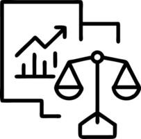 Abstract business planning and compliance icons with bokeh background vector