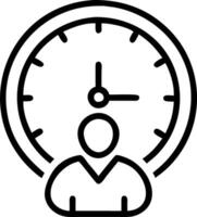 Abstract clock with bokeh lights symbolizing time and growth in business vector