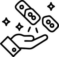Abstract image of a hand reaching for floating discount tags with bokeh lights vector