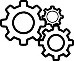 Abstract Gears Interlocking with Bokeh Lights vector