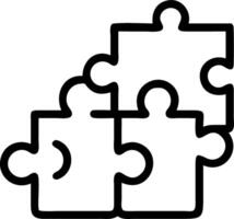 Abstract puzzle pieces coming together with bokeh background symbolizing compromise and teamwork vector