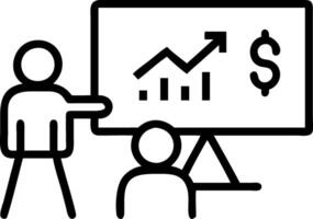 Business team pointing at financial charts on glossy background vector