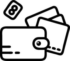 Cartoon wallets credit cards and coins in a repeatable tile layout with a plain white background representing financial security and consumerism vector