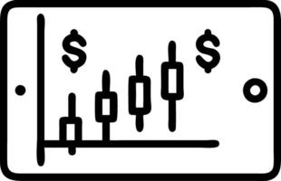 Close up of a futuristic tablet displaying holographic financial charts and currency symbols vector