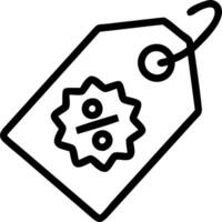Close up of a glowing discount tag on a glossy business card with copy space vector