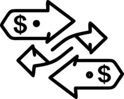 Floating discount arrows with currency symbols and promotional tags vector