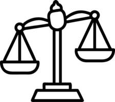 Floating scale and gavel symbolizing compliance and justice vector