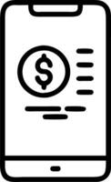 Holographic smartphone displaying a glowing credit card with copy space vector