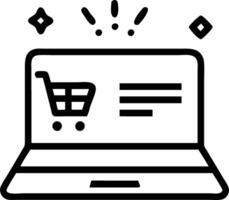 Laptop on white background with holographic compliance and planning icons floating vector
