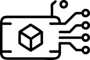 Macro image of a futuristic wallet displaying digital currencies vector