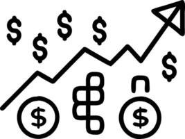 Macro shot of a glowing holographic financial report with currency symbols and discount icons vector