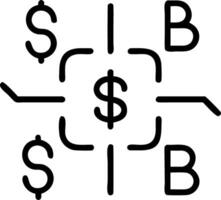 Minimalist tiles with interlocking currency and discount icons vector