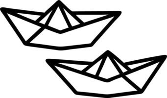 Paper boats made of contracts sailing in air isolated on white background vector