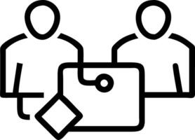 Team collaborating on a project in an open workspace vector