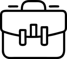 graphic of a briefcase with a bar chart representing business planning vector