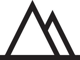 The logo for the mountain range vector
