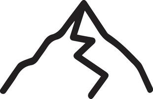 A mountain peak with a hand reaching up vector