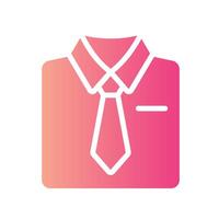 uniform Flat Gradient Icon White Background vector